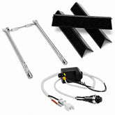 Utheer front-control kit packaging showing all included parts and easy replacement benefit