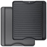 Utheer griddle front view showing flat surface for even cooking and ready use