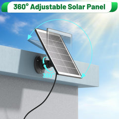 UYODM panel installed on house fascia providing continuous outdoor charging