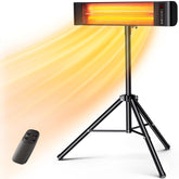 VAGKRI front view wall mounted heater showing compact design and instant warmth
