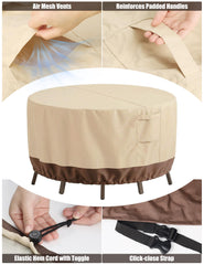 Vailge adjustable cord lock and toggle secure cover in wind