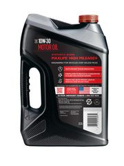 Valvoline bottle pour spout and clear label for easy application