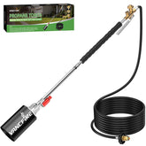 VANCFIRE front view of complete torch kit showing components for versatile outdoor use