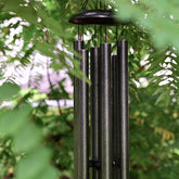 vanquer front view showing full 48-inch chime and balanced design for outdoor ambiance