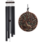 Vanquer Tree of Life front view showing vintage black finish and elegant silhouette