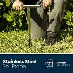 Varomorus close-up of cutting edge showing precision for clean 3/4 inch soil cores