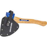 Vaughan camp axe front view showing compact head and balanced profile benefit camping tasks