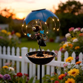 Vbioa front view feeder showing decorative design and outdoor benefit