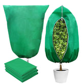 VBWSL front view of cover pack showing four green covers protecting planters