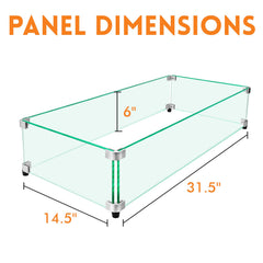 vchin close-up of tempered glass edge highlighting safety and durability