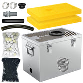 VCRAZE front view stainless steel filter box protecting pump and improving clarity