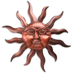 VCUTEKA front view of sun wall art showing full decorative impact
