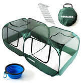 Venmark front view open showing mesh panels and easy supervision