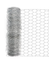 vensovo front roll of chicken wire showing full 57 by 100 foot size and easy handling benefit