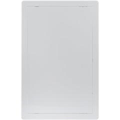 Vent Systems front view access panel showing clean white finish and flush fit benefit