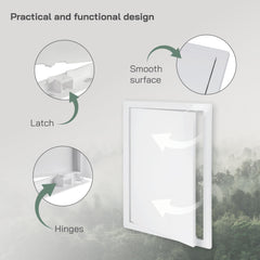 Vent Systems hinge detail illustrating sturdy support and reliable door stability