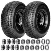 Vershin front-packaging view showing two pre-assembled tires for fast replacement