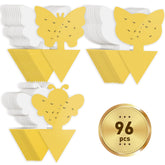 vertmuro front packaging showing 96 yellow sticky traps and shapes for easy selection and storage
