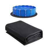 VEVOR front view of 15ft round pool pad protecting liner