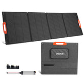 VEVOR folded panel front view showing compact portability and easy storage