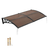 VEVOR front view of 38x78 canopy showing sleek protection and clean curb appeal