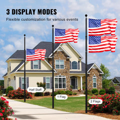 VEVOR 3x5 flag with brass grommets close-up for durable attachment