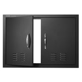 VEVOR front view of double access door showing flush-mount benefit