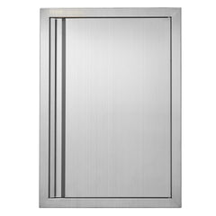 VEVOR front view of stainless steel access door showing flush mount benefit