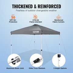 VEVOR fabric texture shot of 250D PU silver coating for weather protection