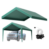 VEVOR front view of 10x20 canopy showing full coverage and protection