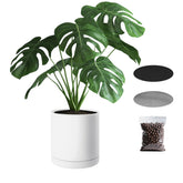 VEVOR ceramic pot front view showing modern finish and roomy interior benefit