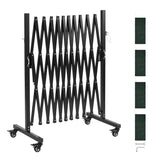 VEVOR front view of expandable barricade showing full coverage and portability benefit