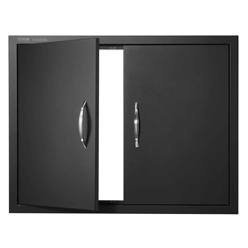 VEVOR front-facing double access door showing clean flush-mount and modern look, durable finish