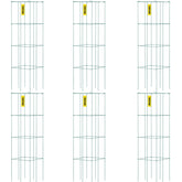 VEVOR 6-pack front view showing stacked cages and compact packaging benefit