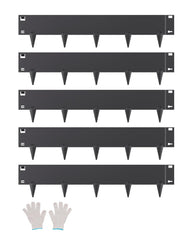 VEVOR front packaging showing five edging strips and boxed kit benefit: clear contents
