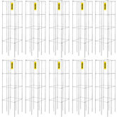 VEVOR front view of ten stacked cages showing compact pack benefit