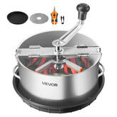 VEVOR front view of 12-inch trimmer showing bowl and dome for precise trimming