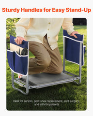 VEVOR folded flat kneeler for compact storage and easy transport in trunks or sheds