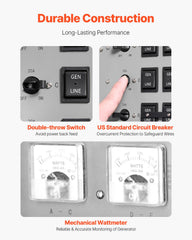 VEVOR L14-30 power inlet box with protective lid offering secure generator connection