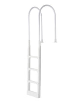VEVOR front view of 4-step pool ladder showing stable entry