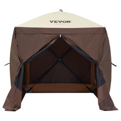 VEVOR removable panel with mesh window demonstrating privacy and airflow benefit
