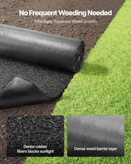 VEVOR unrolled mat laid on a pathway showing installation and cleaner walking surfaces