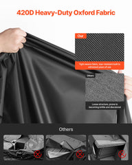 VEVOR PU-taped seam detail emphasizing waterproof protection and leak prevention