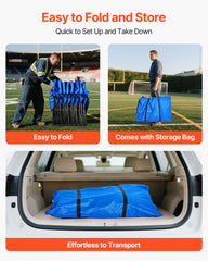 VEVOR side pocket filled with coach items for organized storage