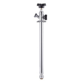 VEVOR front view of 12-inch frost-free sillcock showing valve and handle, durable outdoor water access