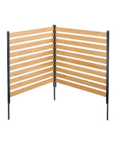 VEVOR front view of wooden privacy fence showing clean concealment benefit