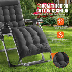 VEVOR close-up of 10cm removable cushion showing plush comfort