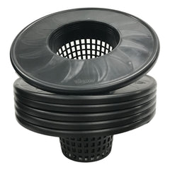 Viagrow front view of 6 inch mesh pot showing stable lip and fit