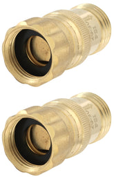 Vibrant Yard regulator front view showing robust lead-free brass, durable outdoor performance