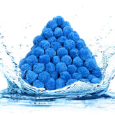 VICAMB front packaging showing 3.2 lb filter balls and easy-install benefit